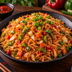 Schezwan Fried Rice (Veg)