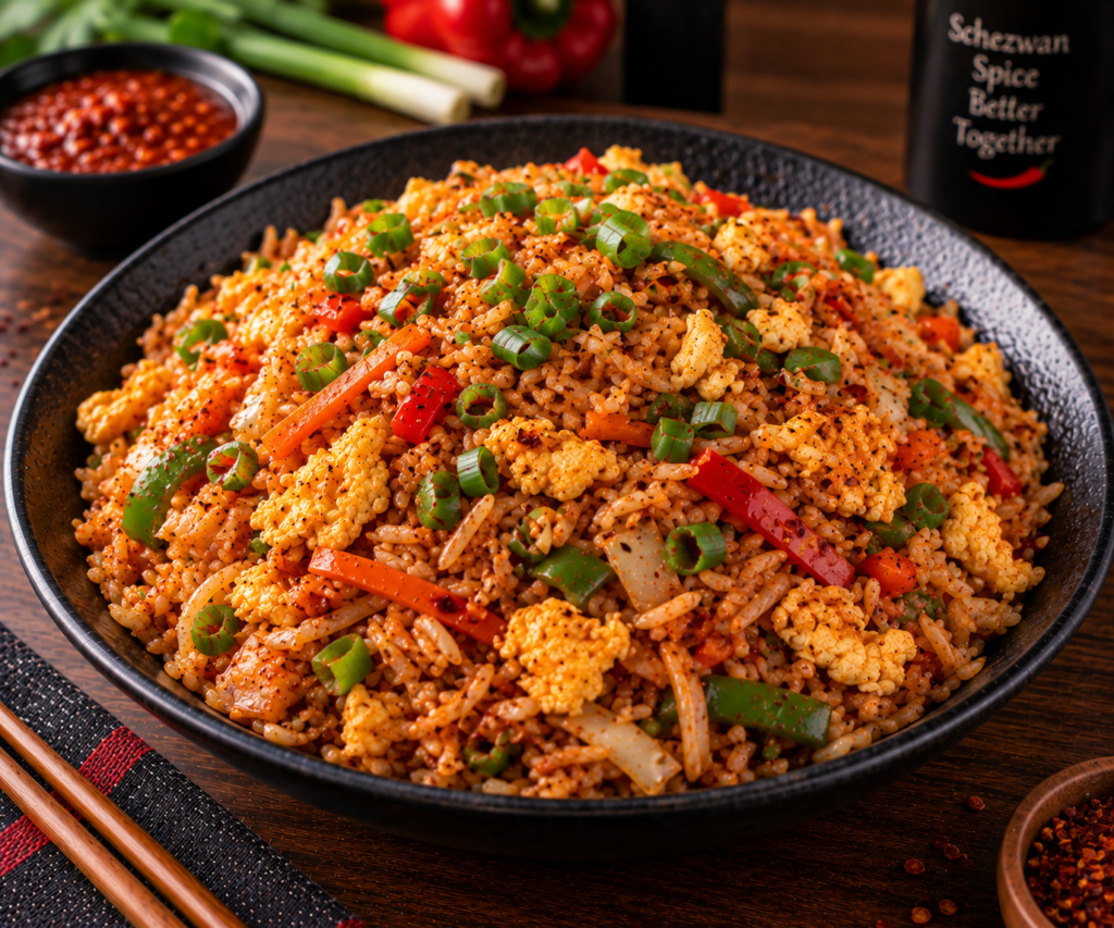 Schezwan Fried Rice (Egg)