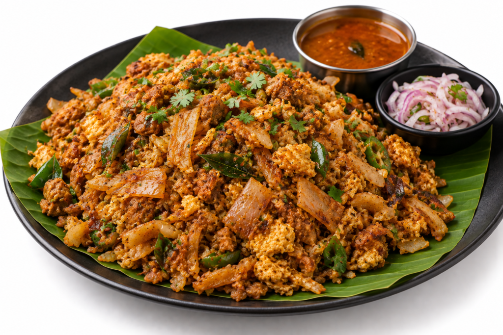 Kothu Porotta (Chicken)