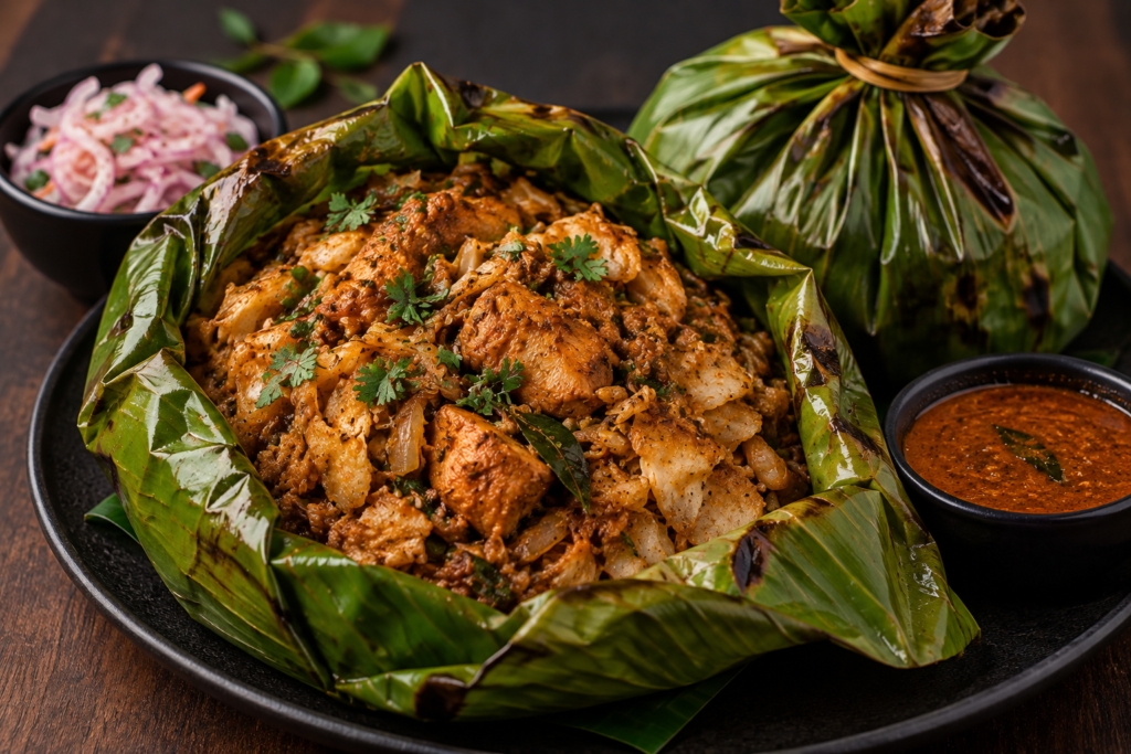 Kizhi Porotta (Chicken)