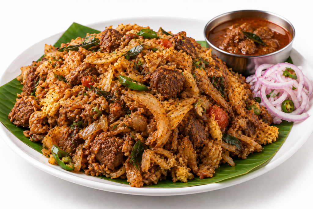 Kothu Porotta (Beef)