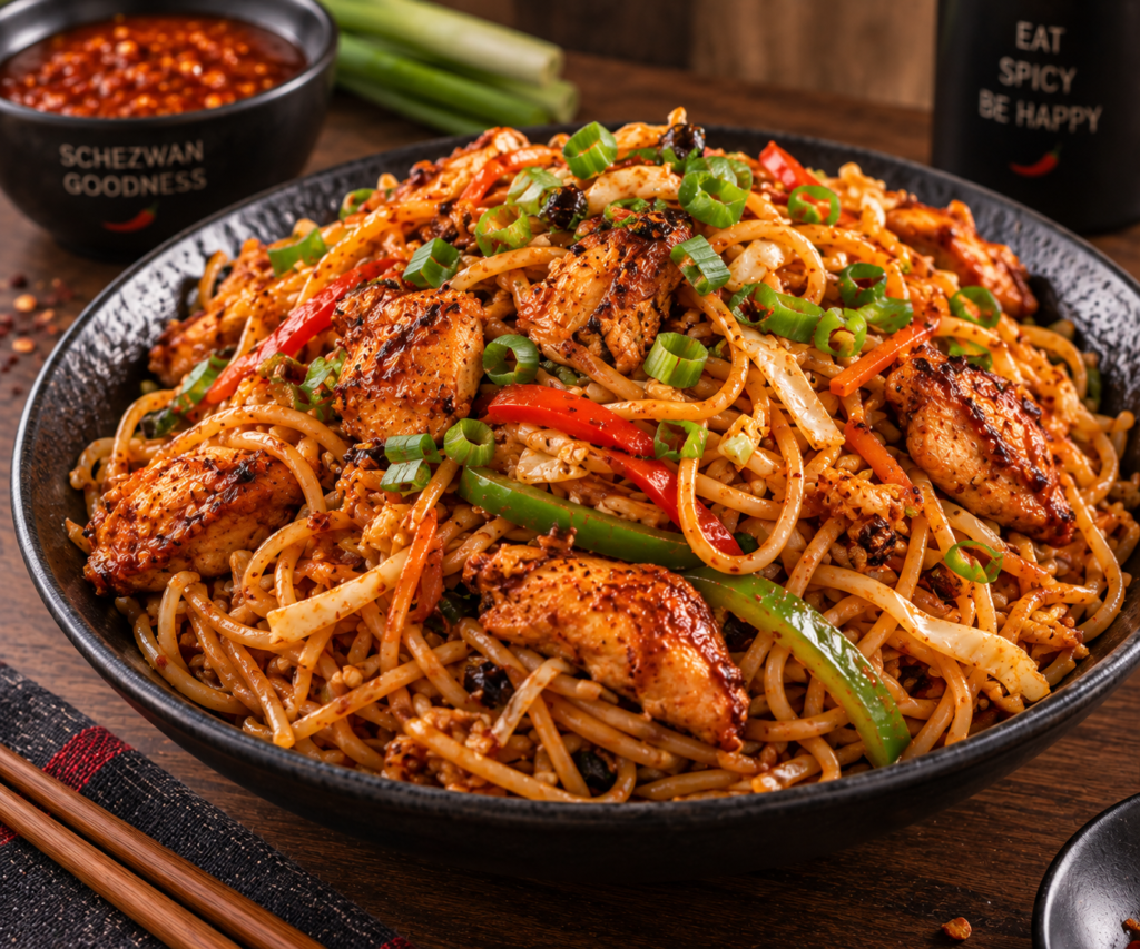 SchezwanNoodles (Chicken)