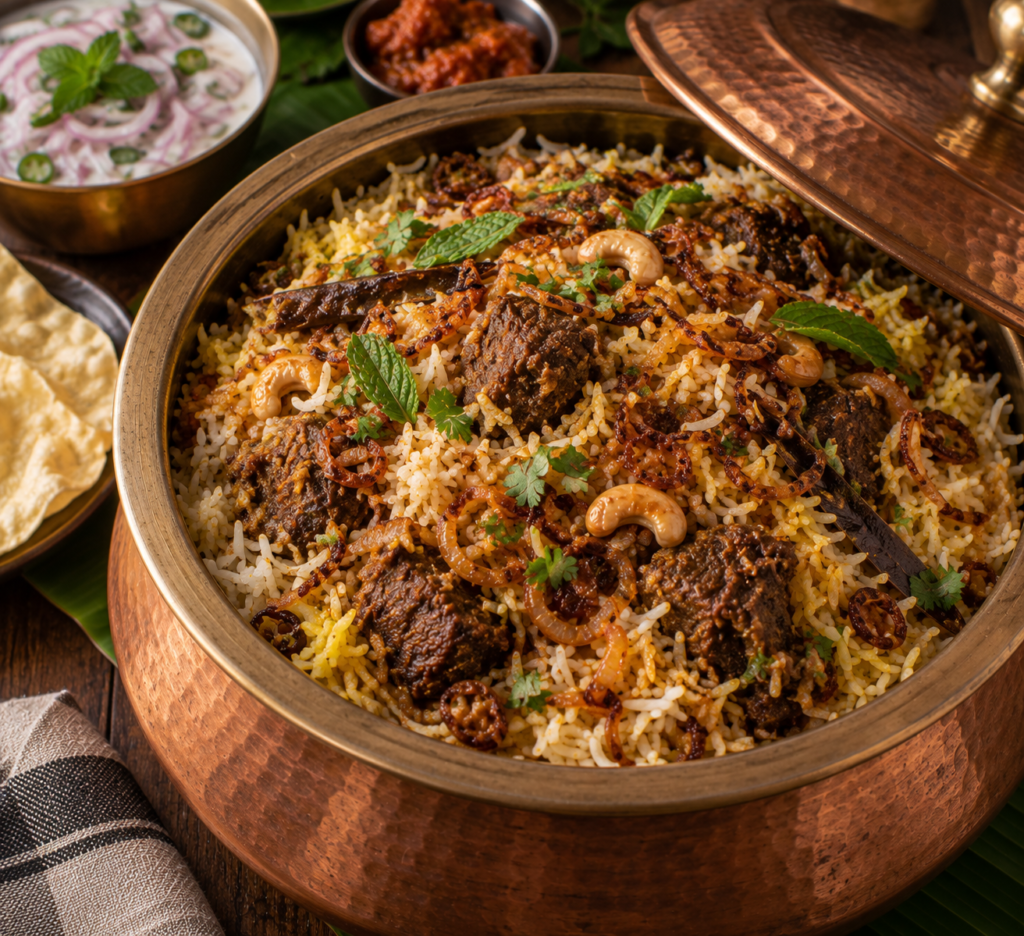 Malabar Beef Dum Biriyani