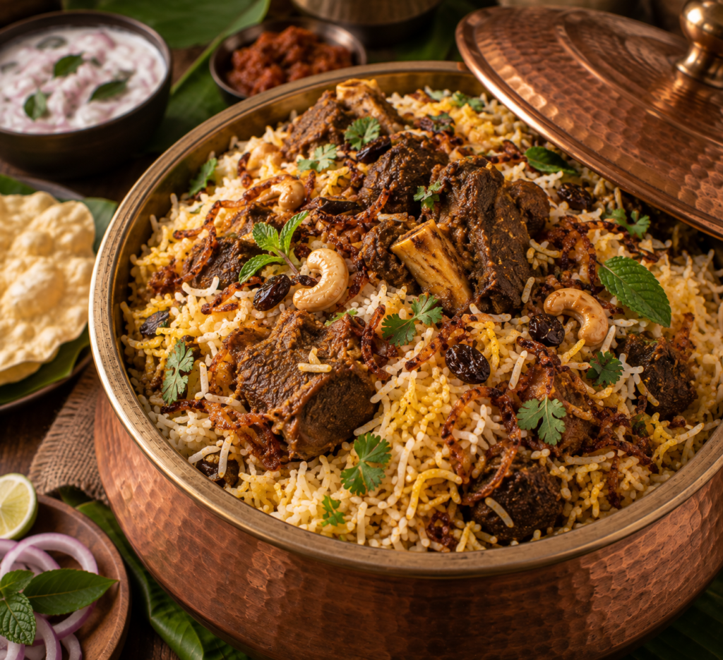 Malabar Mutton Dum Biriyani