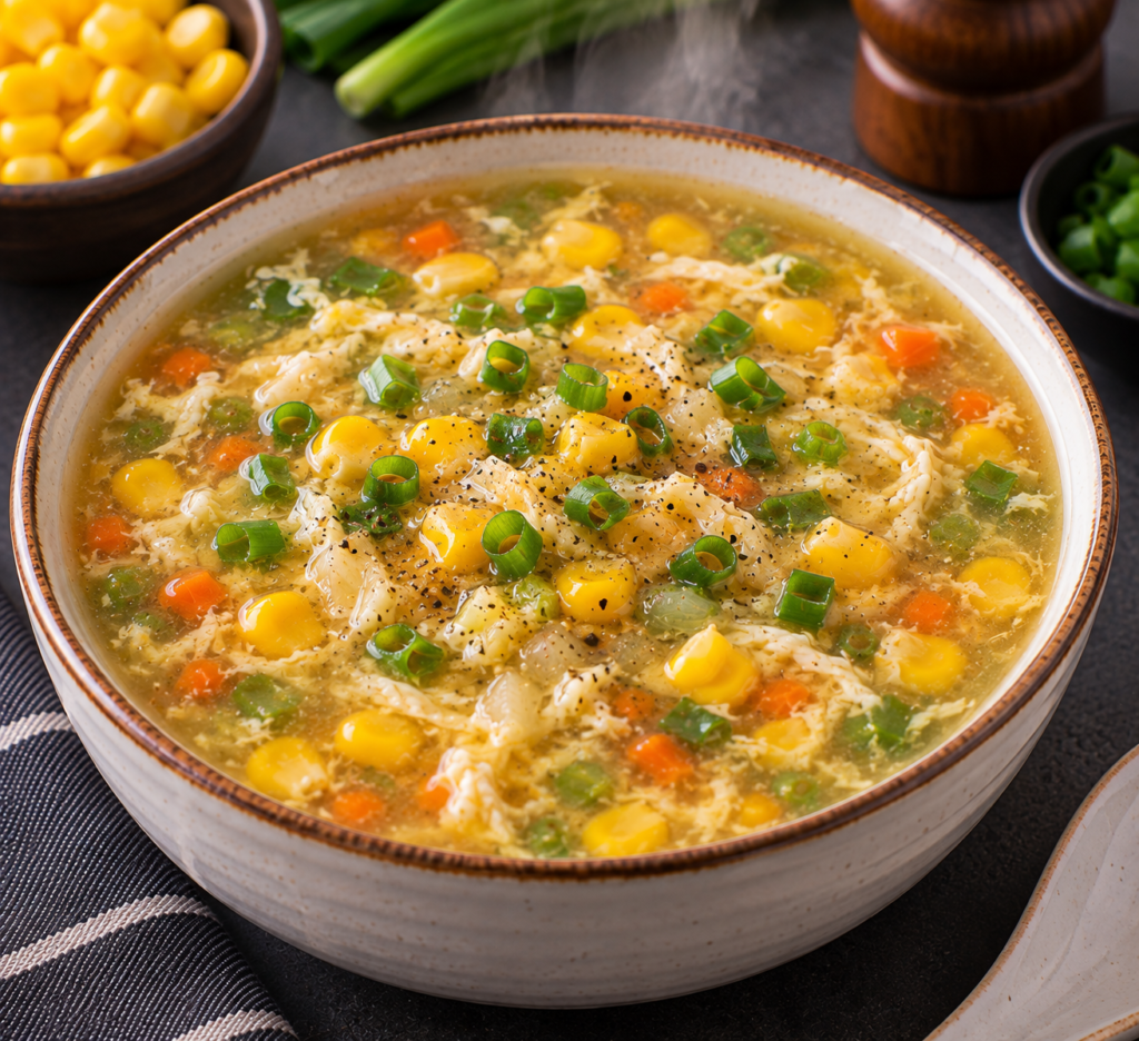 Sweet Corn Soup (Veg)